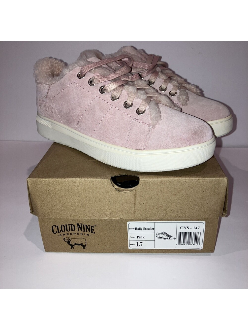 Cloud Nine Sheepskin Holly Sneakers Women’s Size 7 NEW